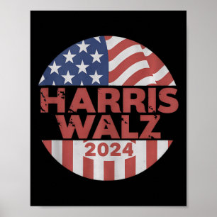 Poster Harris Wheimer 24 Kamala Harris Senhora Presidente