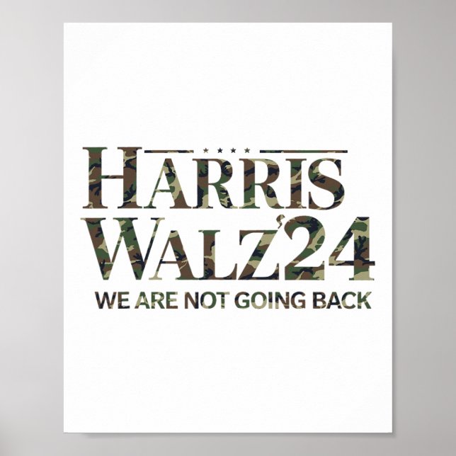 Poster Harris Wheimer 24 Não Vamos Voltar Para O Exército (Frente)