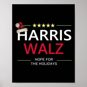 Poster Harris Wheimer Christmas Hope For The Holidays Dem