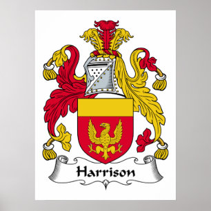 Poster Harrison Family Crest