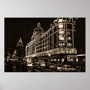 POSTER HARROD'S NO NATAL - LONDRES