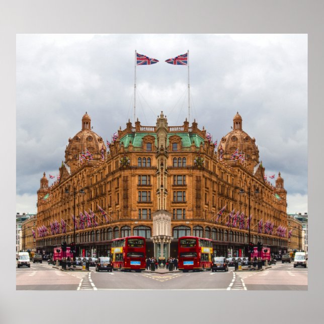 Póster Harrods of Knightsbridge hdr (Frente)