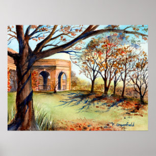 Poster Harrogado do Jardim Vale por Farida Greenfield