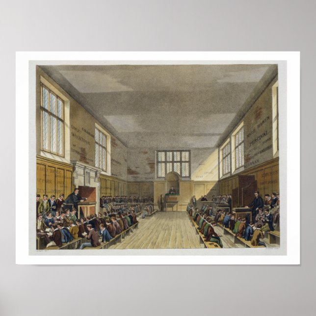 Póster Harrow School Room do 'History of Harrow School' (Frente)