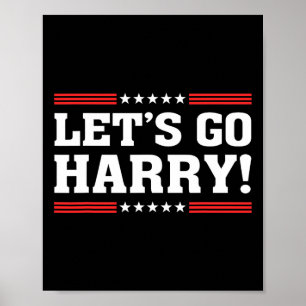 Poster Harry B Funny Harris W Vamos Go Harry 2024 Kamala