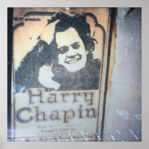 Póster harry o chapin em pittsburgh