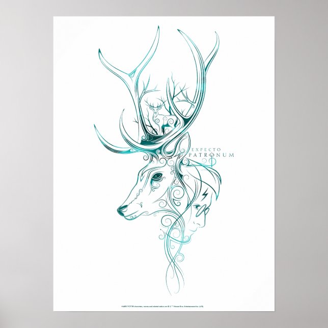 Poster Harry Potter | Aguamenti EXPECTO PATRONUM™ Stag (Frente)