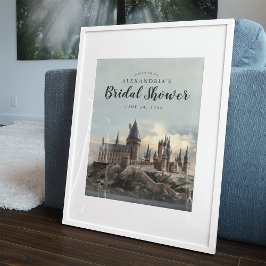 Poster Harry Potter | Chuveiro de Noiva do Castelo de Hog