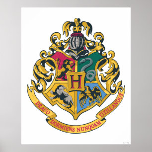 Poster Harry Potter  Cobertura Hogwarts - Cor do Cheio