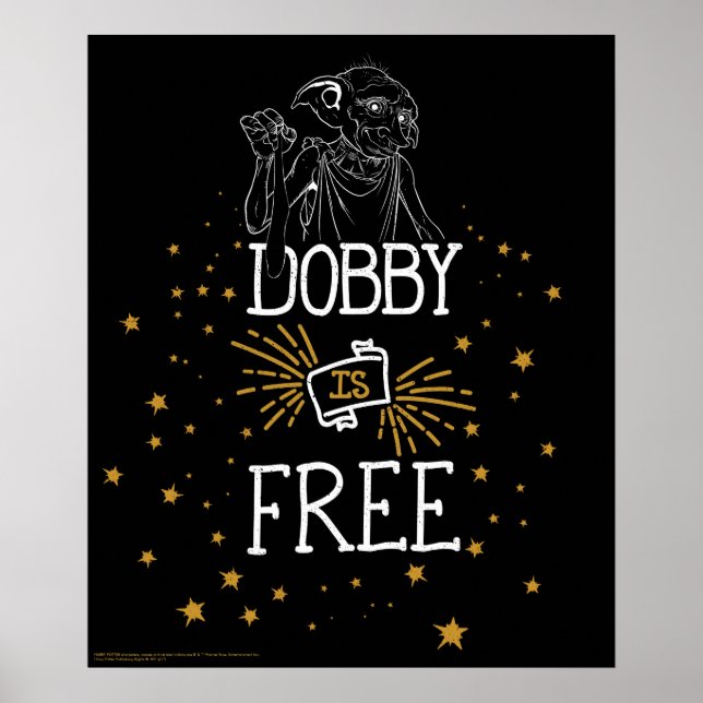 Poster Harry Potter| Dobby Is Free (Frente)