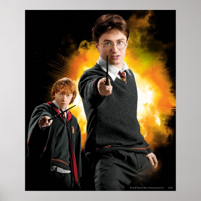 Póster Harry Potter e Ron Weasely (Frente)