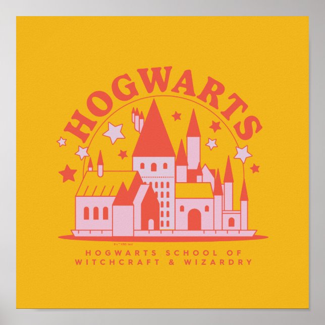 Poster HARRY POTTER™ | Escola Cute HOGWARTS™ (Frente)
