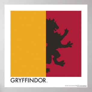 Póster Harry Potter   Gráfico do Orgulho da Casa Gryffind