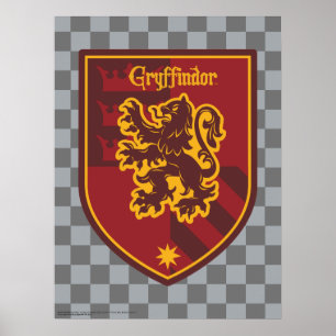 Poster Harry Potter   Gryffindor House Pride Crest