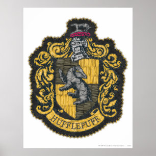 Póster Harry Potter   Hufflepuff Crest Patch