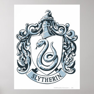Poster Harry Potter   Paixão De Slytherina - Azul De Gelo