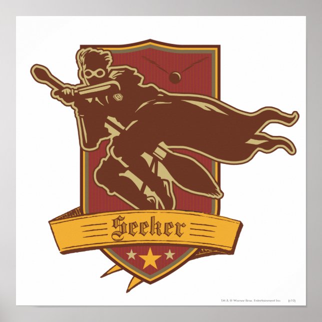 Póster Harry Potter | QuIDDITCH™ Seeker Crest (Frente)