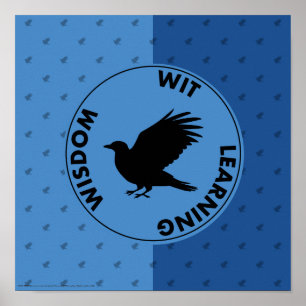 Poster Harry Potter   RAVENCLAW™ Traços para a Casa Gráfi