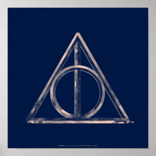 Poster Harry Potter   Símbolo das Relíquias da Morte em A