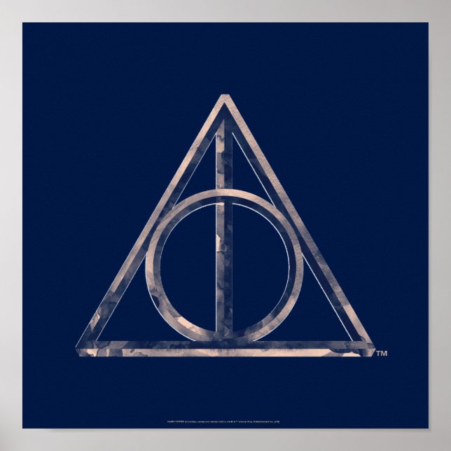 Poster Harry Potter | Símbolo das Relíquias da Morte em A (Frente)