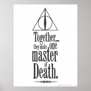 Poster Harry Potter Spell   Mestre da Morte