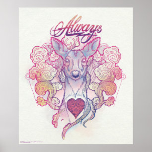 Poster Harry Potter Spell   "Sempre" Doce Patronus