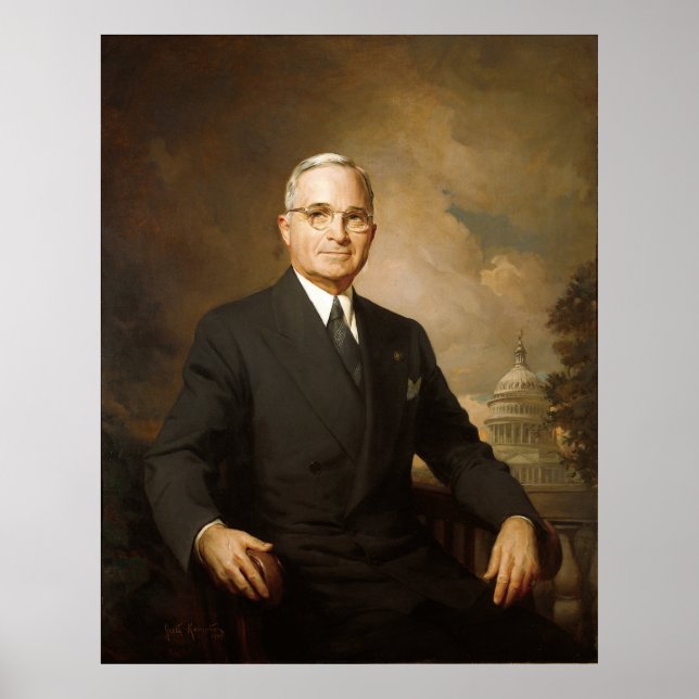 Póster HARRY S. TRUMAN por Greta Kempton (Frente)