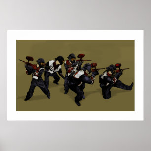 Póster Hartford Paintball