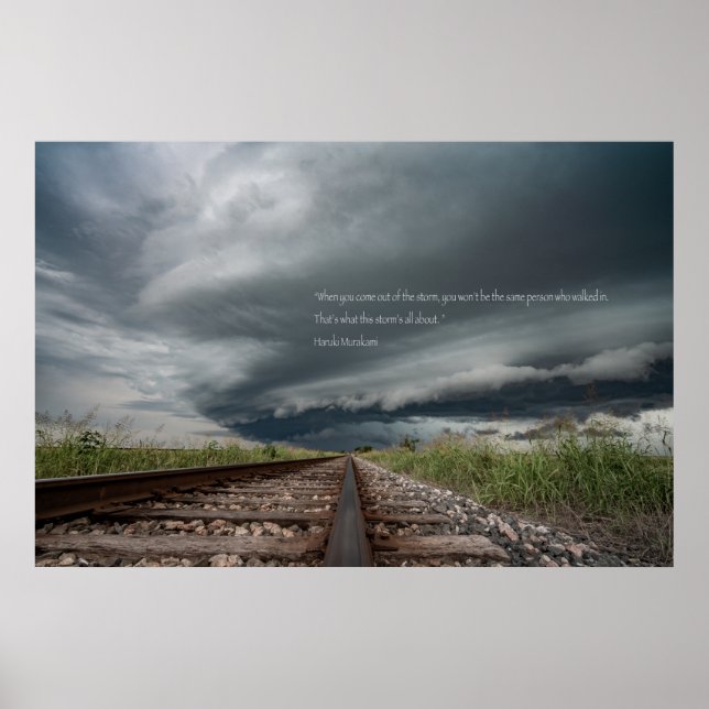 Poster Haruki Murakami Storm Cote (Frente)