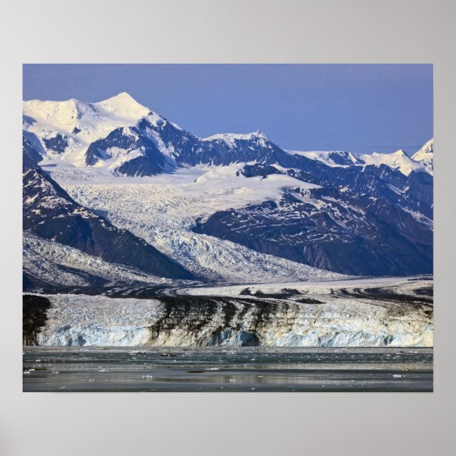 Póster Harvard Glacier em College Fjord, Alasca 2 (Frente)