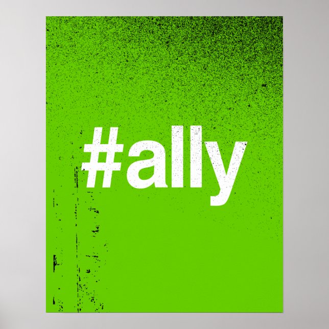 POSTER HASHTAG ALLY (Frente)