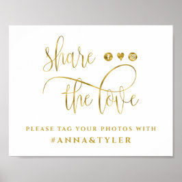 Poster Hashtag Compartimento Amor
