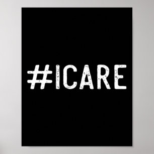 Poster Hashtag Icare Prevenção Suicida Sensibilização