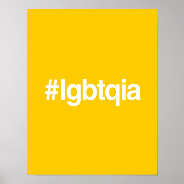 PÓSTER HASHTAG LGBTQIA (Frente)