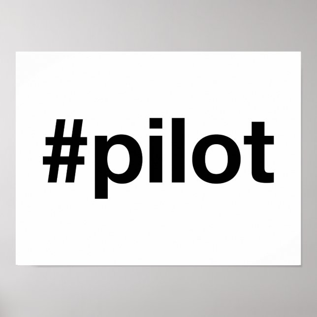 Poster Hashtag PILOT (Frente)