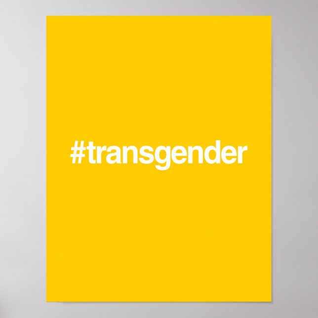 POSTER HASHTAG TRANSGENDER (Frente)