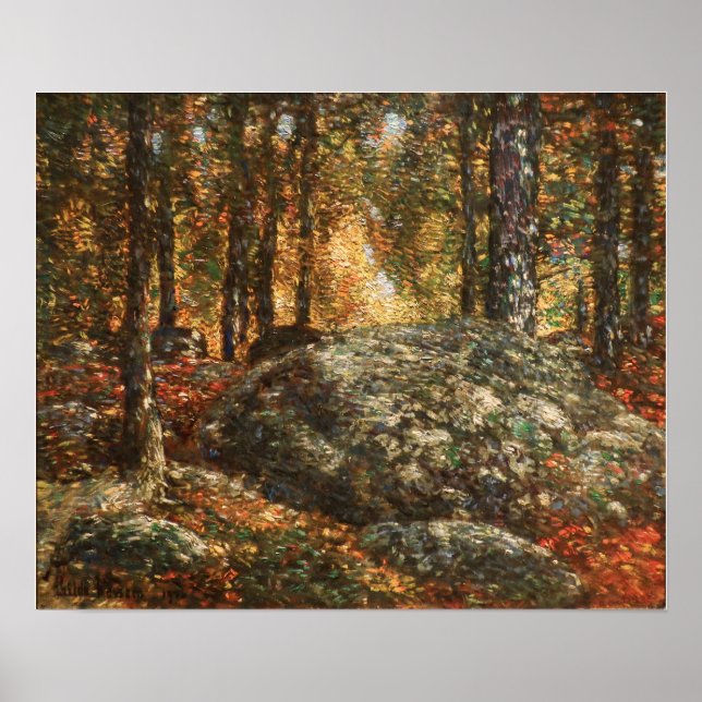 Poster Hassam - A Caixa de Joias Old Lyme 1906 (Frente)
