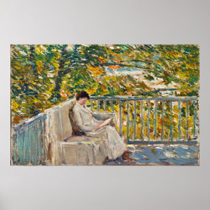 Poster Hassam - Balcony 1907