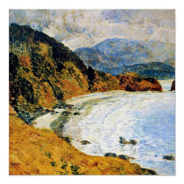 Póster Hassam - Ecola Beach, Oregon (Frente)