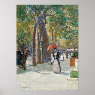 Poster Hassam - Quinta Avenida Em Washington Sq Nova Iorq