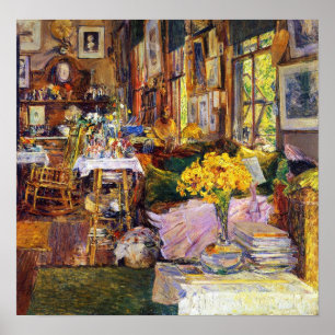 Poster Hassam - Sala De Flores, 1894