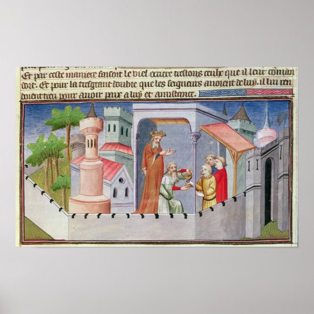 Póster Hassan i Sabbah lidera as iniciativas (Frente)