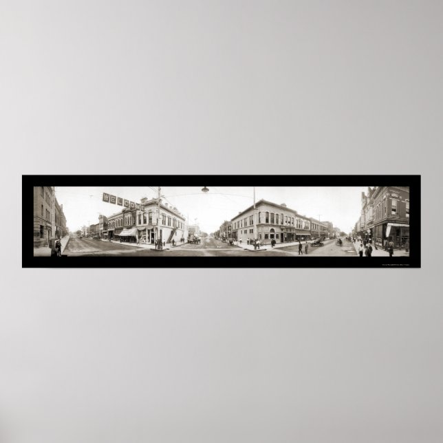 Poster Hastings Nebraska Photo 1909 (Frente)