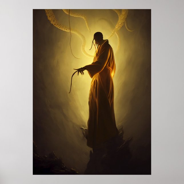 Poster Hastur o Rei de Amarelo (Frente)