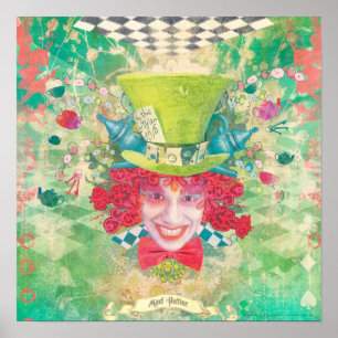 Póster Hatter louco
