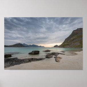 Poster Haukland Beach Lofoten