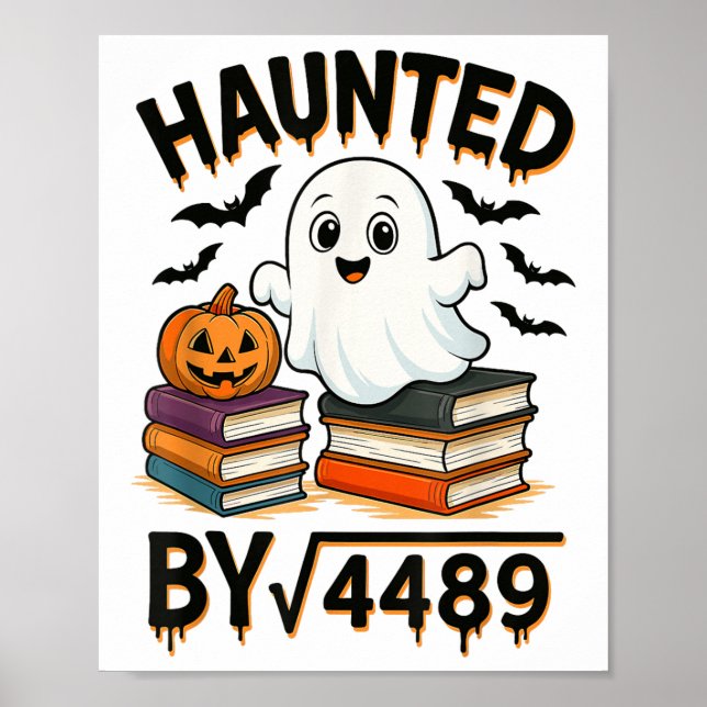 Poster Haunted 67 Meme Six Seven 6-7 Funny Internet Joke  (Frente)