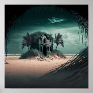 poster 'Haunted Dumas Beach 3'