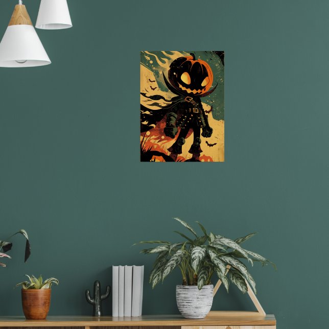 Poster Haunted Pumpkin Knight (Sala de Estar 1)