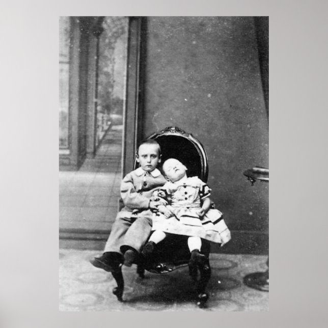 Poster Haunting Vintage Sibling Portrait  (Frente)